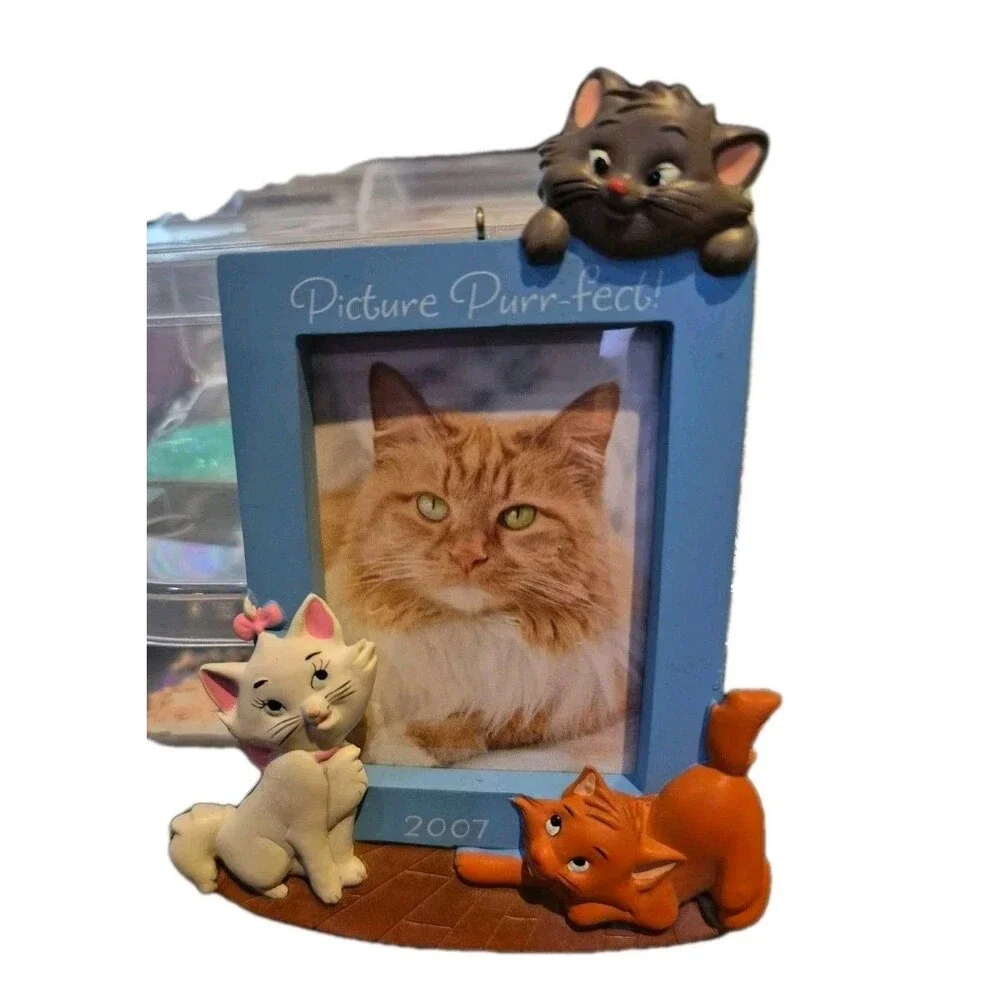 HALLMARK KEEPSAKE PICTURE PURR-FECT! ORNAMENT 2007 DISNEY'S THE ARTISTOCATS BOX